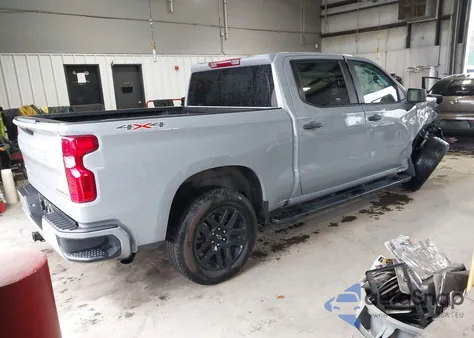 2024 Chevrolet Silverado 1500 4Wd Short Bed Custom from USA, damaged, VIN 1GCPDBEK4RZ133765